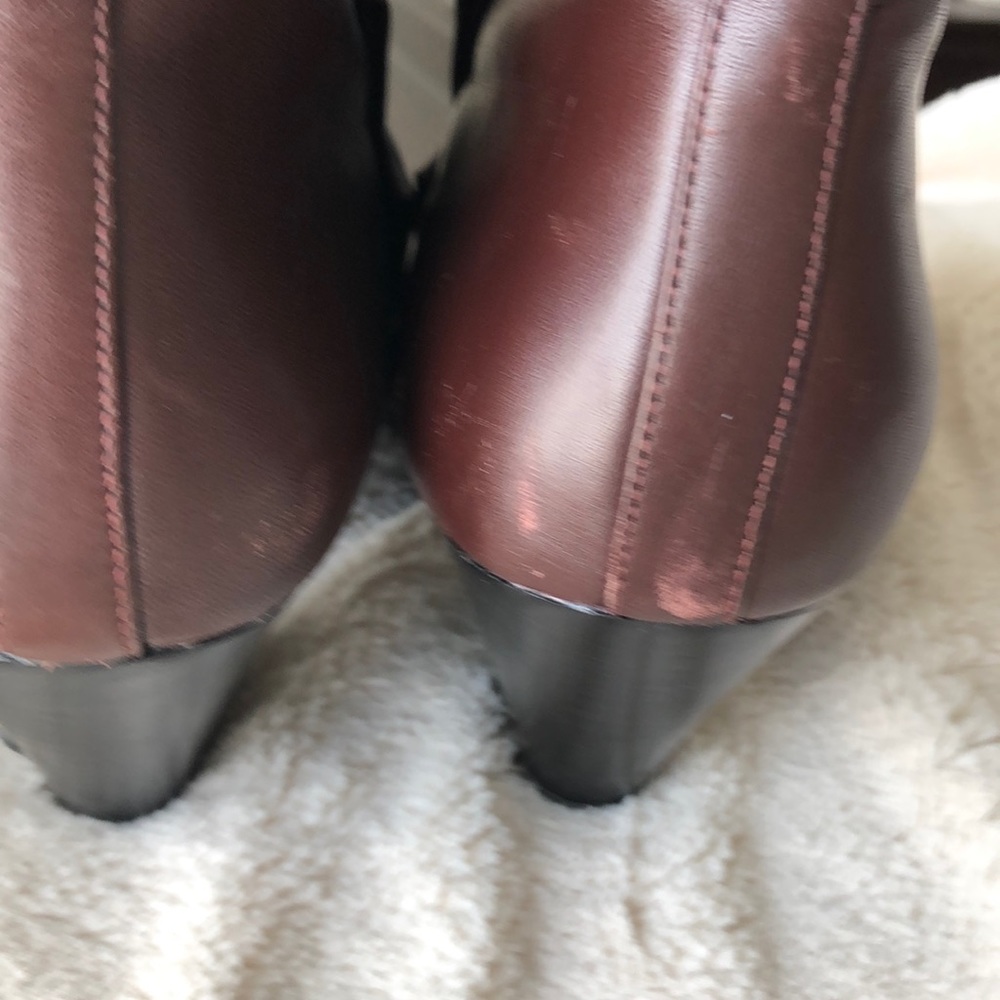 Dansko Brown Booties With Button Embellishment - image 6